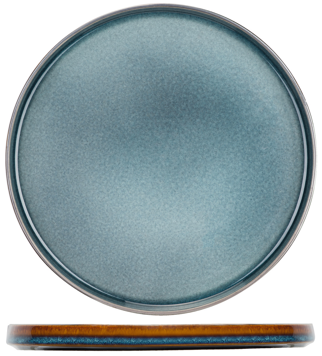Cosy & Trendy Assiette plate ronde Quintana bleu 27.5 cm