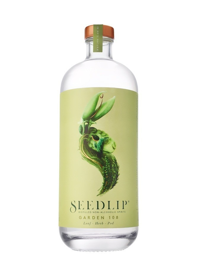 Seedlip Gin garden 108 sans alcool floral,herbes sauvages,thym,menthe verte 70 cl