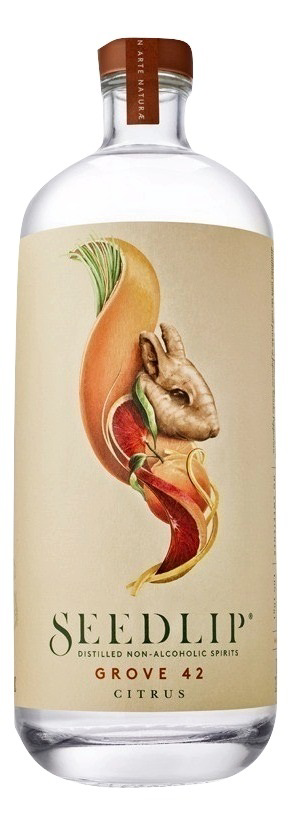 Seedlip Gin grove 42 sans alcool orange sanguine,gingembre,citronnelle 70 cl