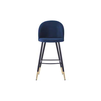 Chaise De Bar Haute Olympe Velours Bleu Nuit Mobiliara Metro Chaise De Bar Haute Olympe Velours Bleu Nuit Mobiliara Metro
