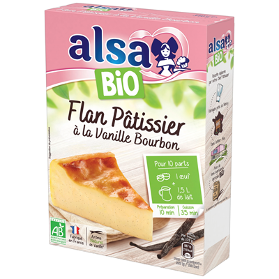 Flan Patissier Vanille Bio 340 G Alsa Metro