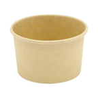 Pot à glace kraft brun 150 ml x 50