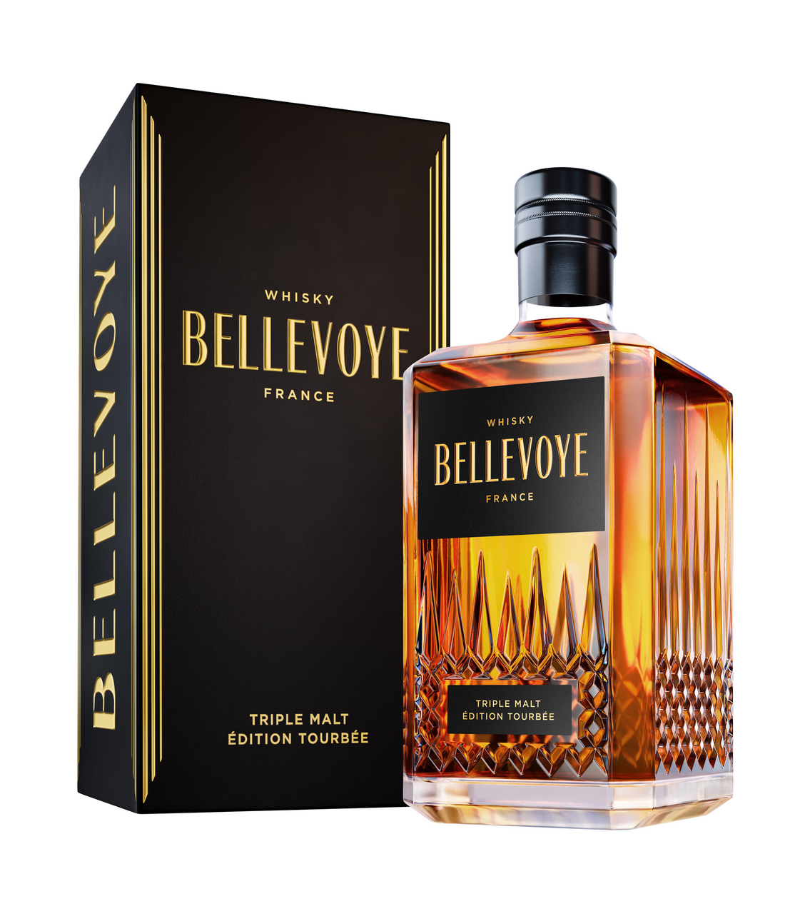 Bellevoye Whisky noir 43% 70 cl