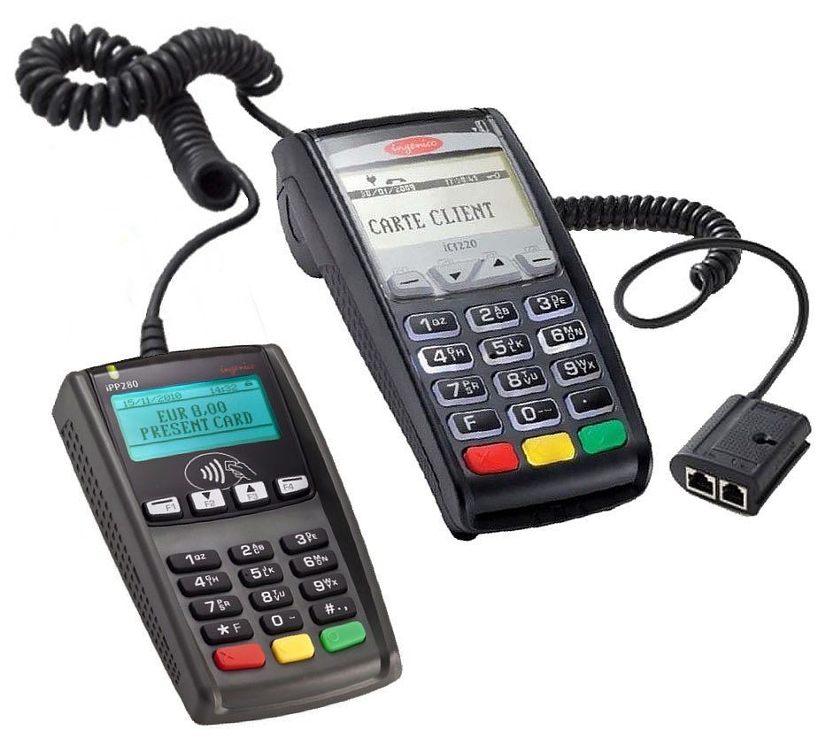 Terminal de paiement fixe TPE iCT220 / iPP280 (Pinpad simple avec fonction sans contact) Ingenico