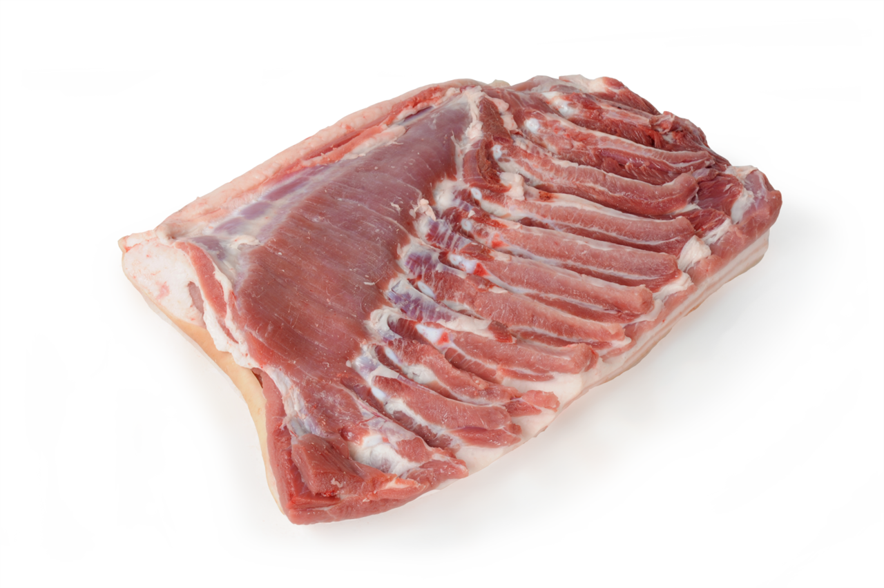 Socopa 1/2 Poitrine de porc 4 faces N1 sans os sous vide France