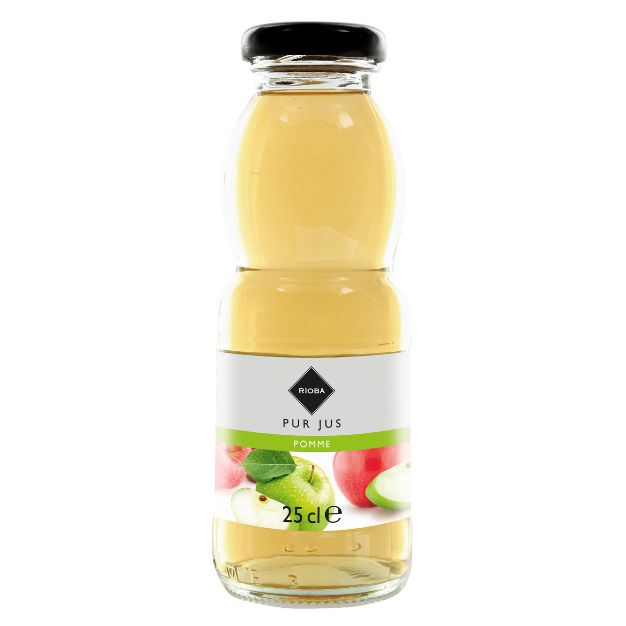 RIOBA Pur jus de pomme 25 cl verre perdu
