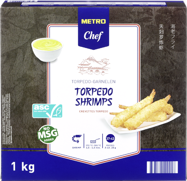 METRO Chef Crevette Torpedo ASC 1 kg
