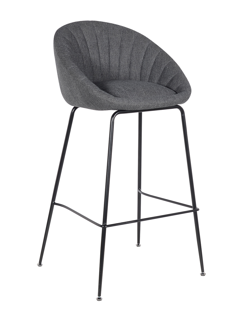 Halenbeeks Chaise de bar Fifties gris 75 cm