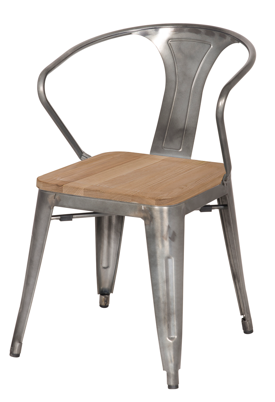 Hallenbeek Fauteuil Monaco Iron teck