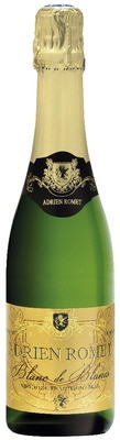 ADRIEN ROMET Vin mousseux Blanc de Blancs demi-sec Méthode traditionnelle bouteille 75 cl