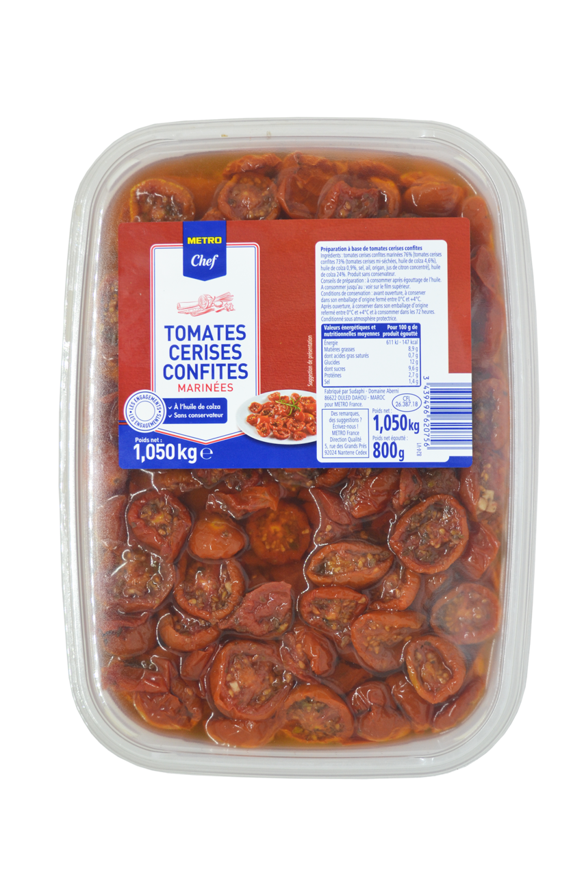 METRO Chef Tomates cerises confites marinées 1.05 kg