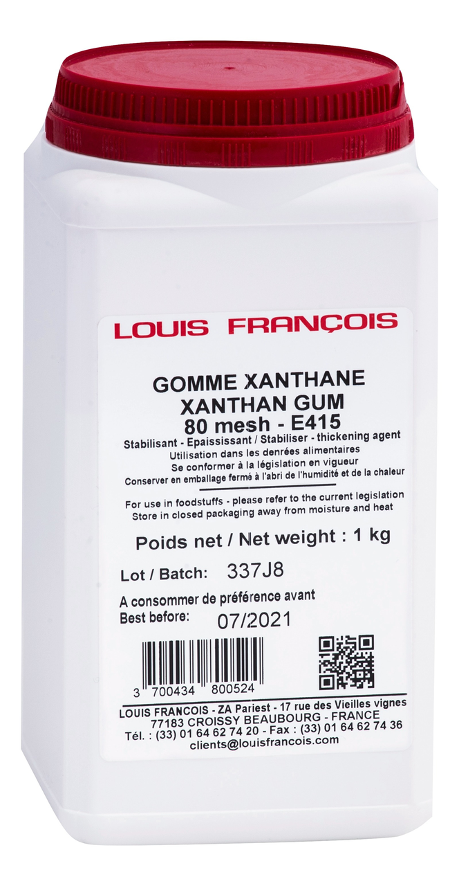 Louis Francois Gomme xanthane 90 E415 pot 1 kg