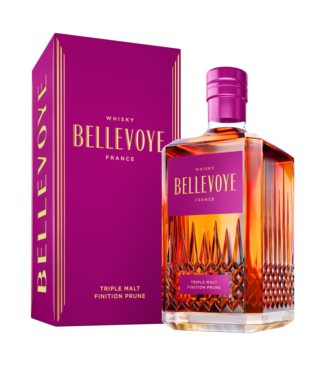 Bellevoye Whisky violet 43% 70 cl