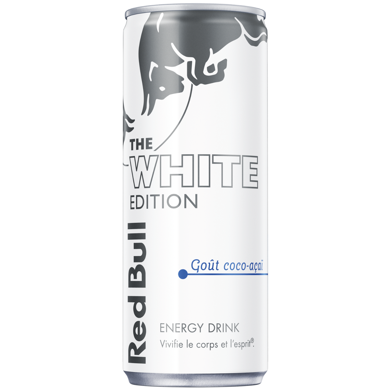 Red Bull Boisson énergisante The White Edition goût coco-Acaï boîte 25 cl
