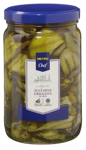 METRO Chef Courgettes grillées à l'huile bocal 1.7 L