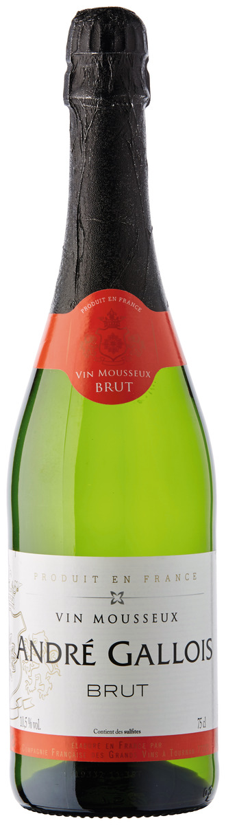 André Gallois Vin Mousseux Brut bouteille 75 cl