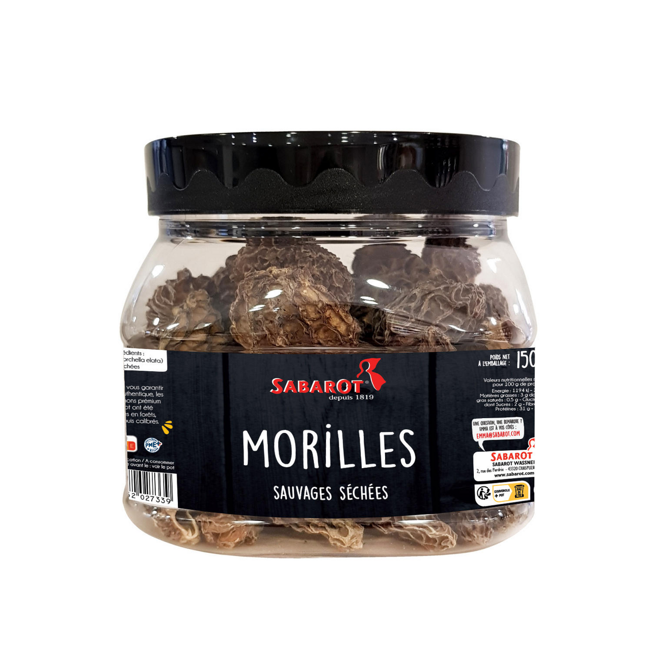 Sabarot Morilles extra premium tubo 150 g