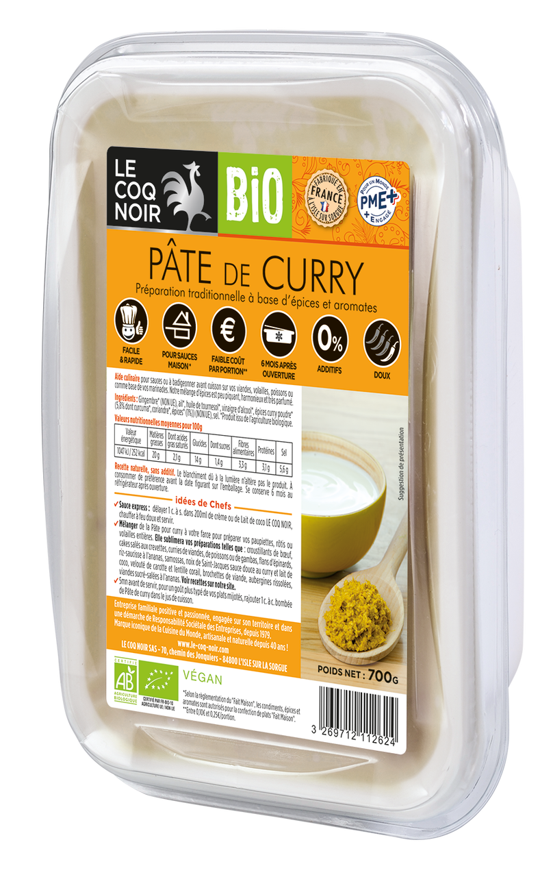 Le Coq Noir Pâté de curry BIO 700 g