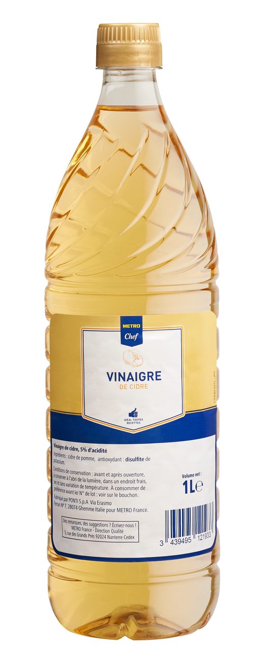 METRO Chef Vinaigre de cidre 1 L