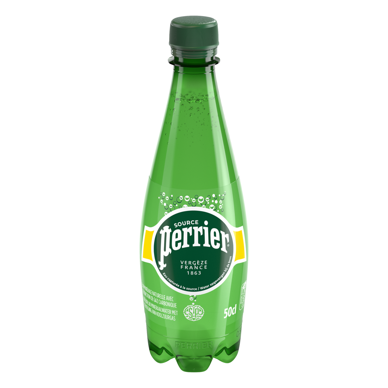 Perrier Eau minérale naturelle gazeuse 6 x 50 cl PET soit 3 L