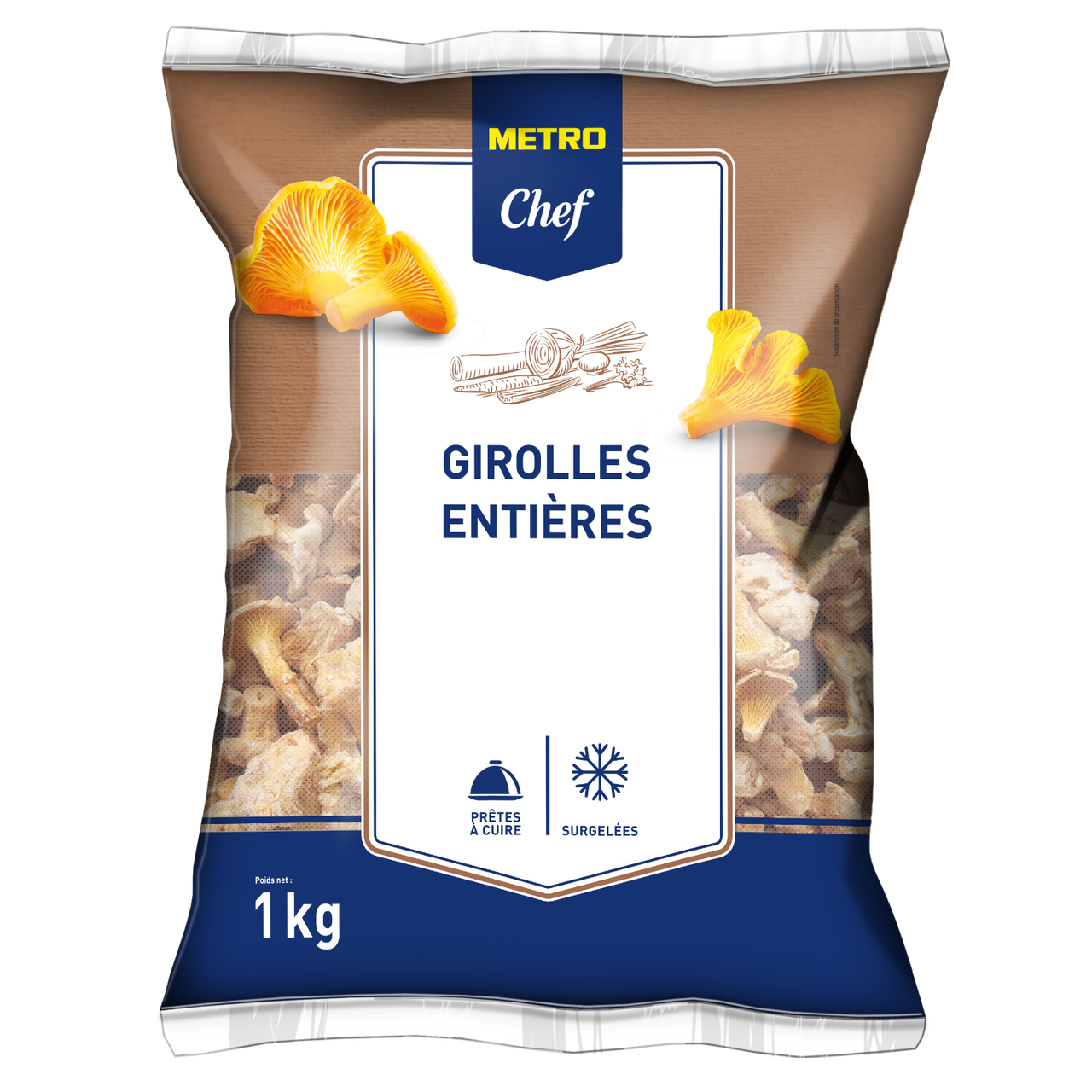 METRO Chef Girolles entières sachet 1 kg