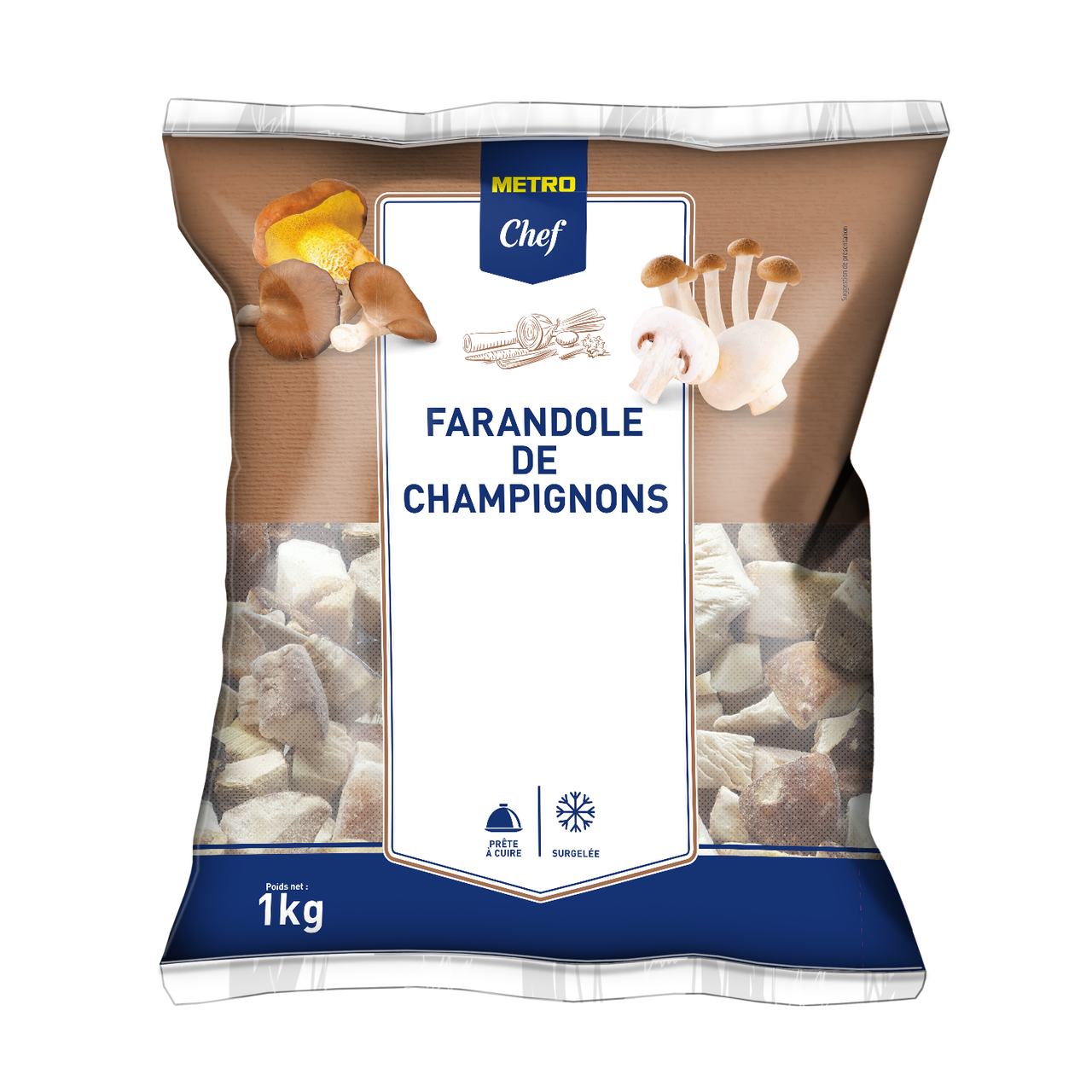 METRO Chef Farandole de champignons sachet 1 kg