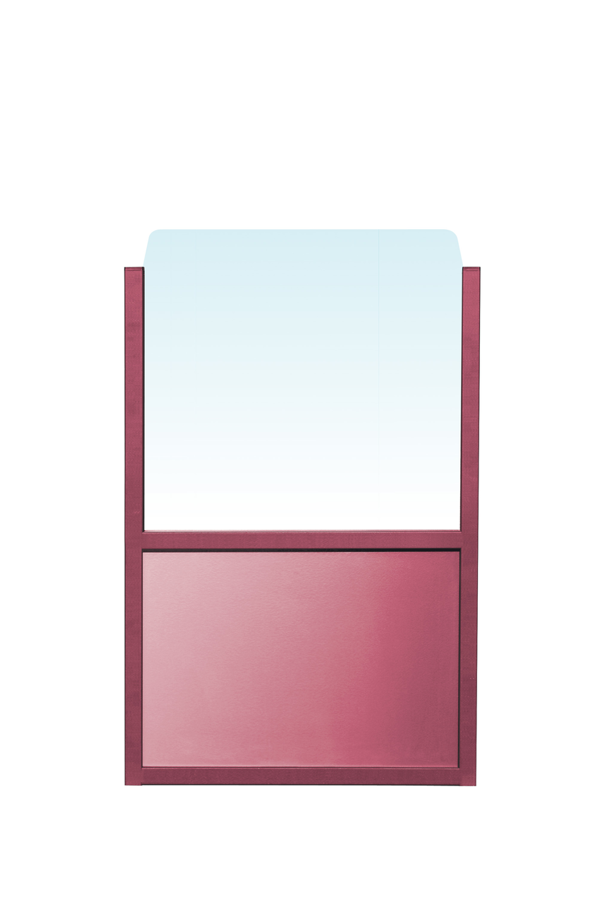 Oasidehor Claustra Roma R2 aluminium bordeaux L.102.5 cm