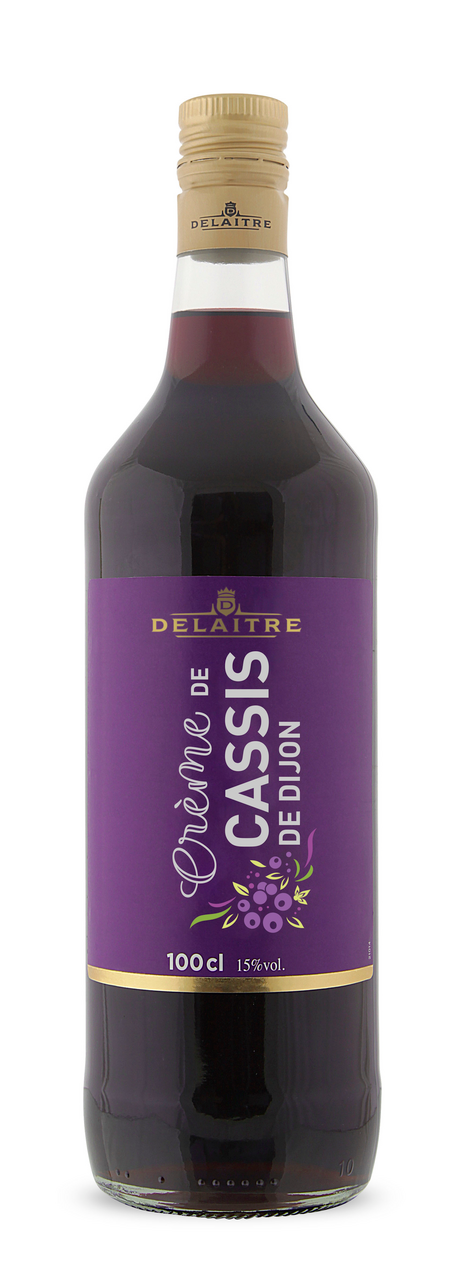 DELAITRE Crème de Cassis de Dijon 15° 1 L