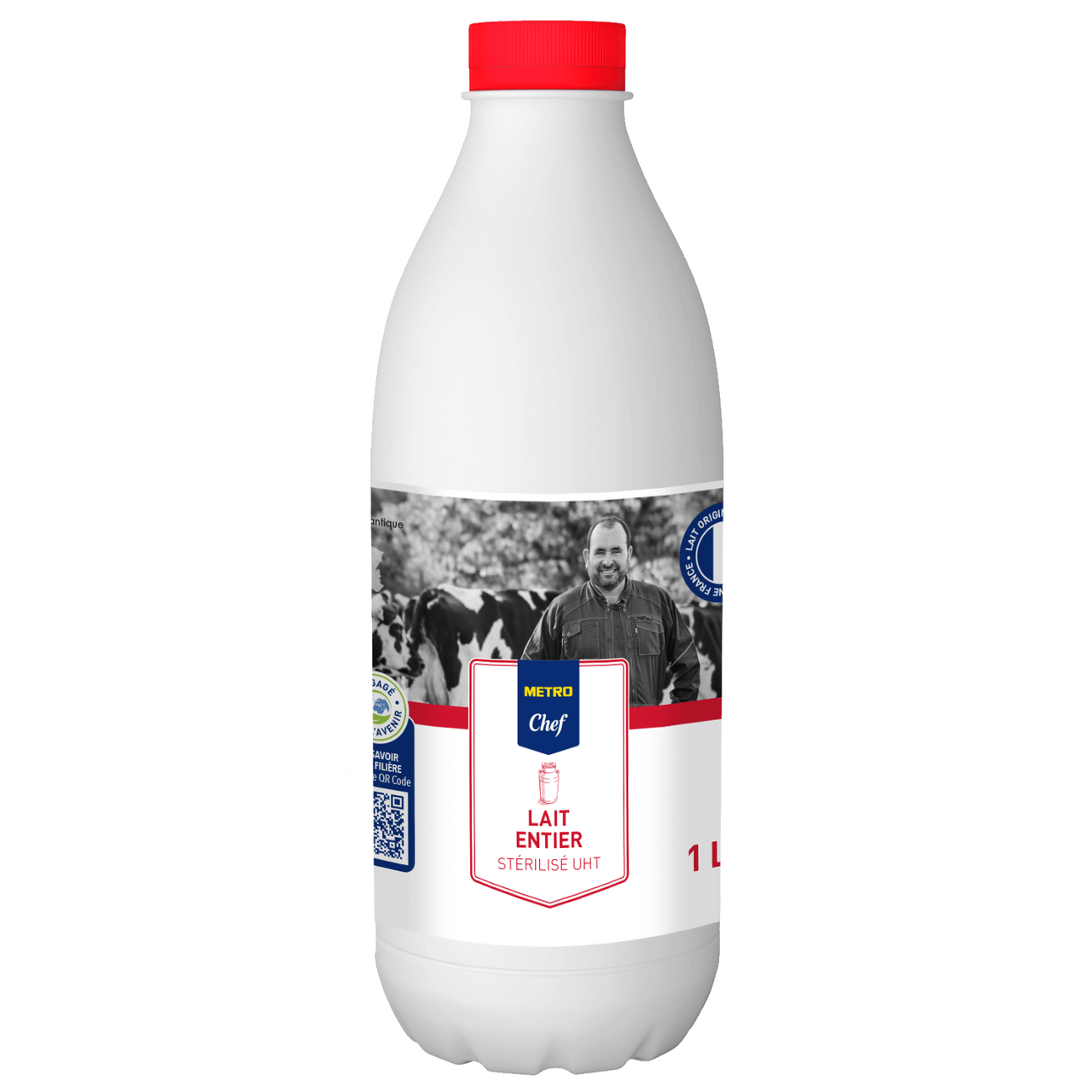 METRO Chef Lait entier stérilisé UHT 1 L