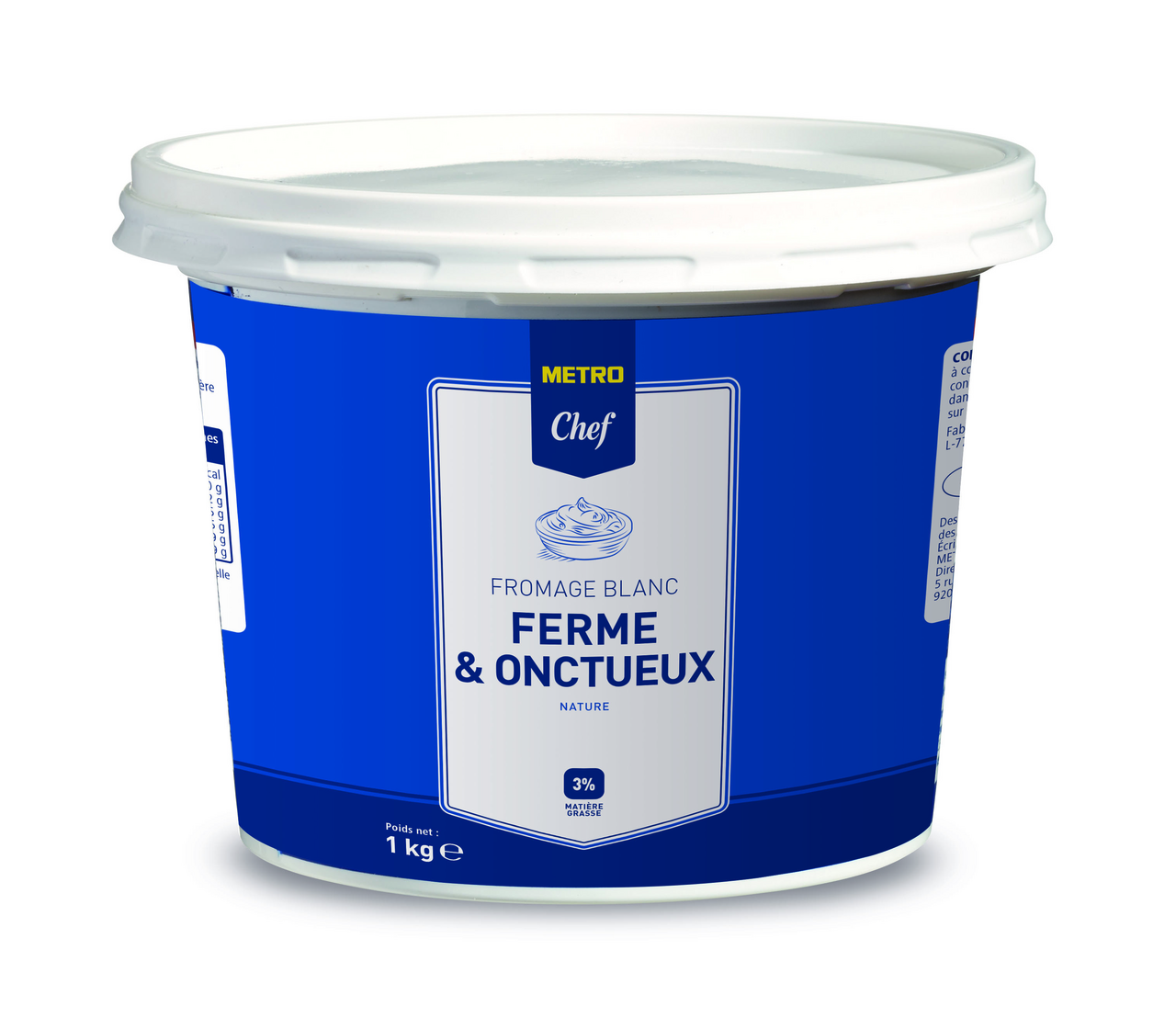 METRO Chef Fromage blanc 3% MG 1 kg