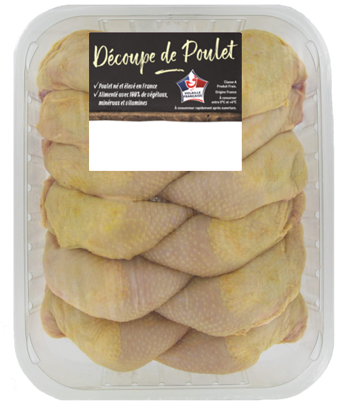 Haut de cuisse de poulet jaune standard déjointé 3 kg France