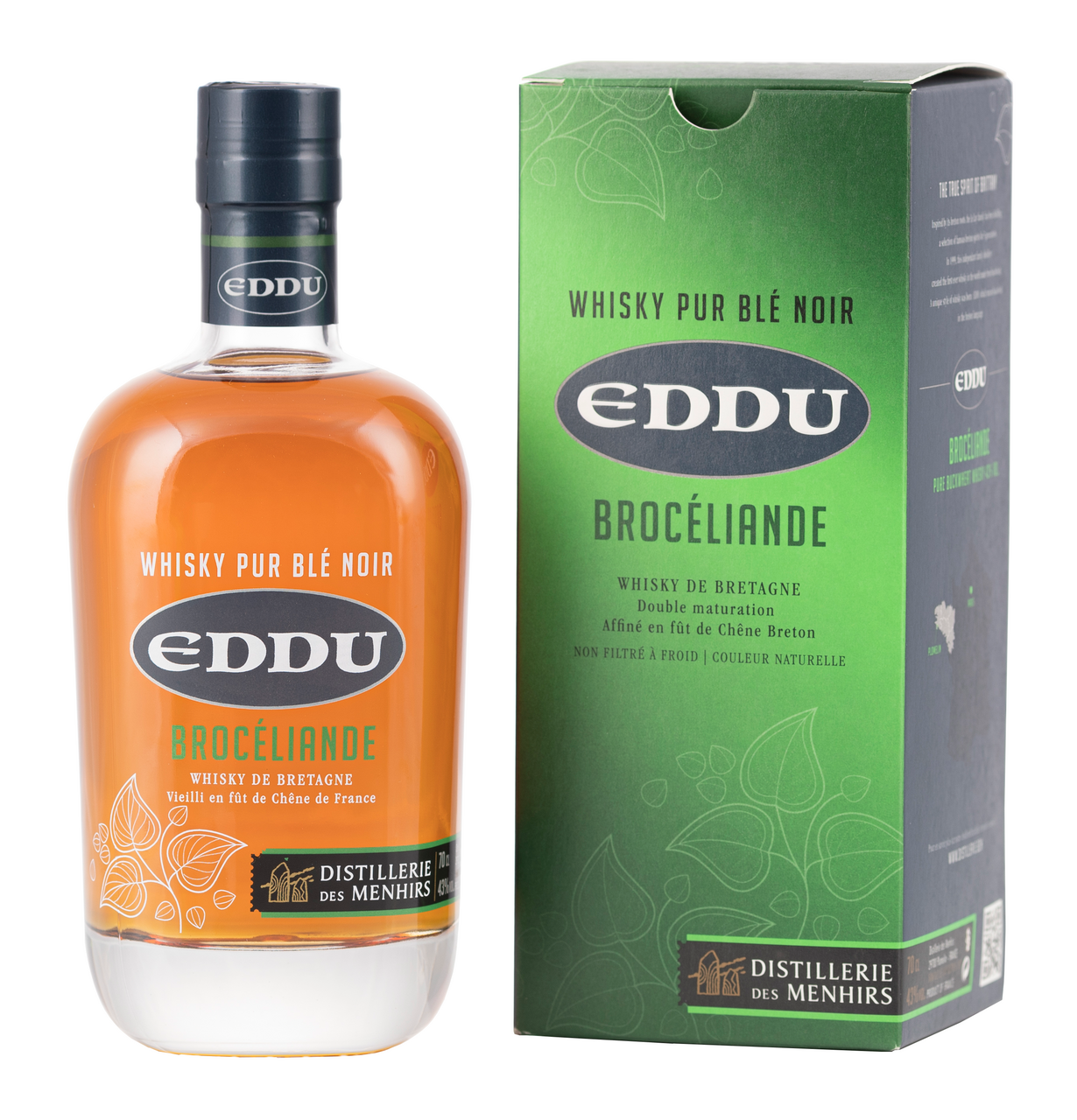 Eddu Whisky Silver Brocéliande IGP 43% 70 cl