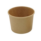 Pot à soupe kraft brun 240 ml x 50