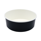 Bfooding Boîte à salade ronde carton noir 48 cl x 50 Sphère