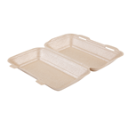 Boîte à kebab polypropylène expansé brun 30.6 x 24.3 x 3.9 cm x 90 Linpac