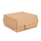 GARCIA DE POU Boîte à burger Grand Modèle Haut kraft brun 14.4 x 13.6 x 9.2 cm x 50
