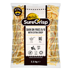 Mccain Frites SureCrisp 9/9 avec peau sachet 2.5 kg