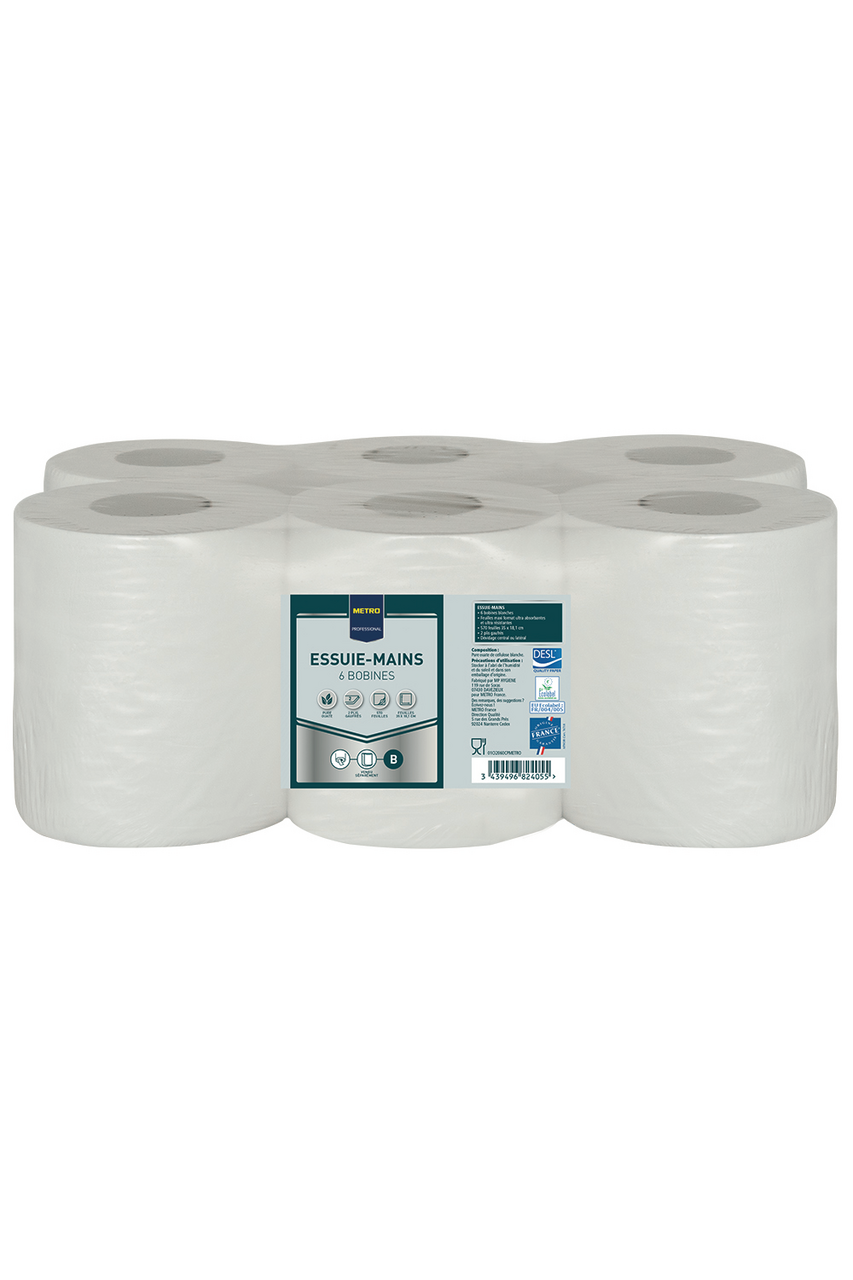 METRO PROFESSIONAL Bobine 2 plis ultra absorbant 570 F x 6
