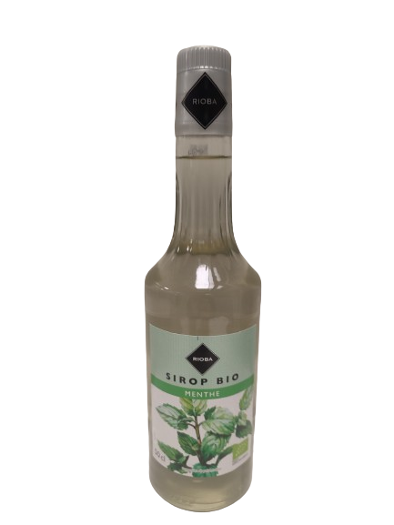 RIOBA Sirop de menthe BIO 50 cl verre perdu