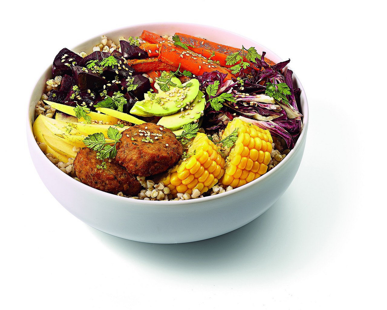 In Situ Poké bowl blanc en porcelaine 21 cm 120 cl