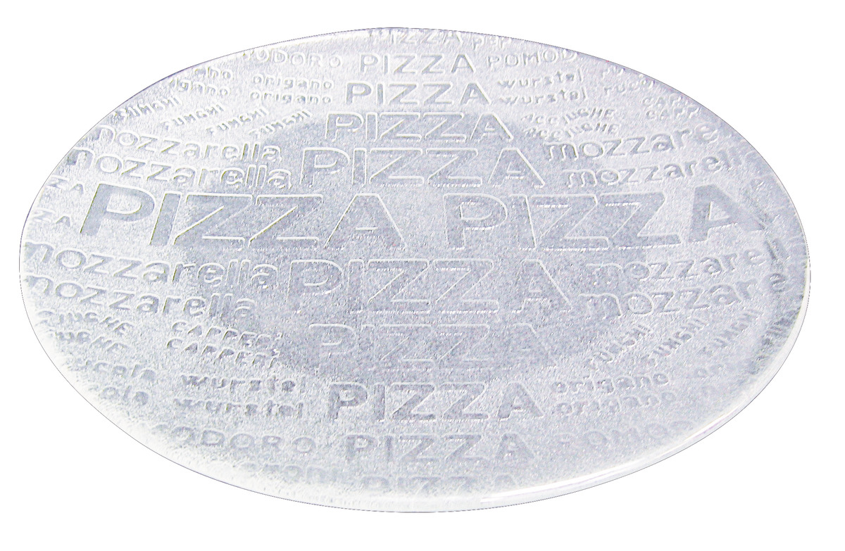 Lebrun Assiette à  pizza Vicente en verre 34 cm