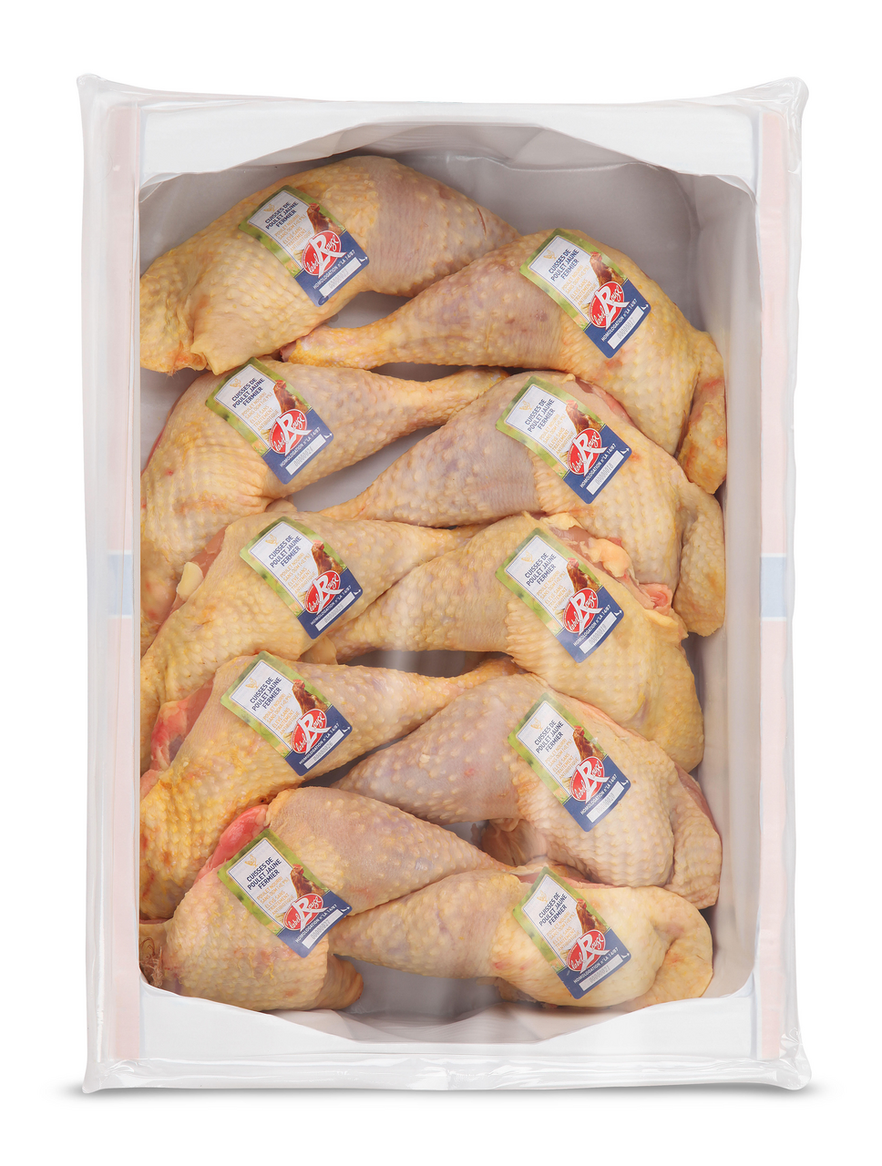 METRO Chef Cuisse de poulet jaune fermier déjointée Label Rouge x10 carton fenêtre France