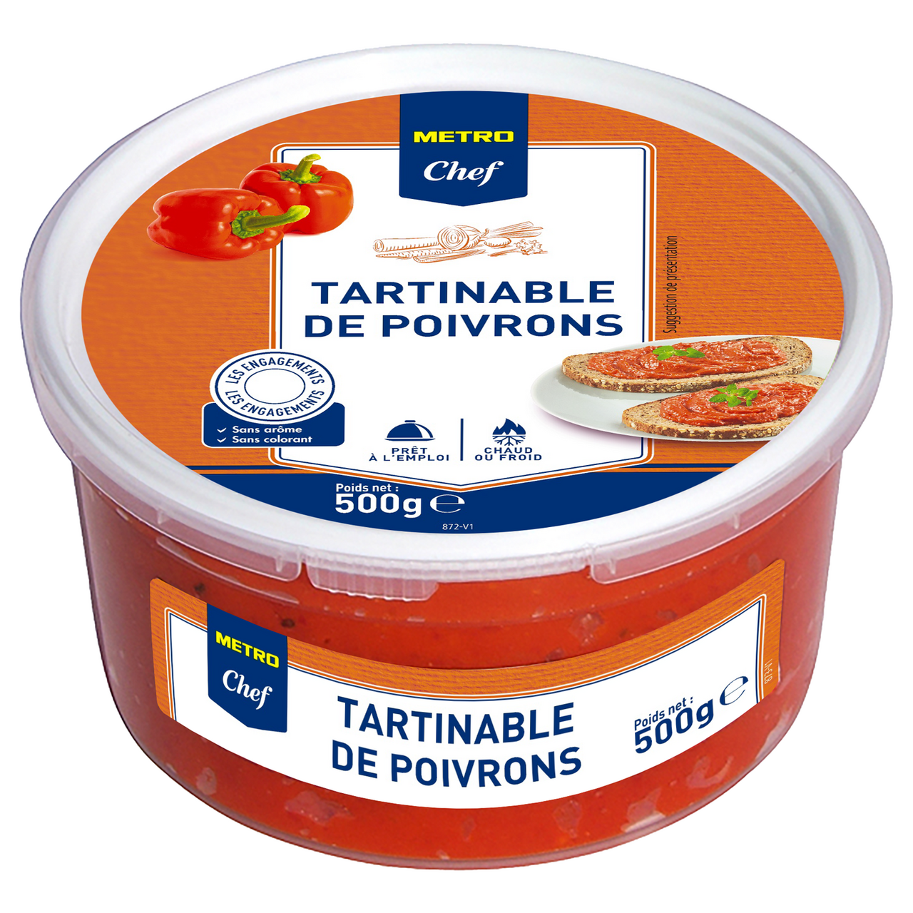 METRO Chef Tartina de poivron 500 g