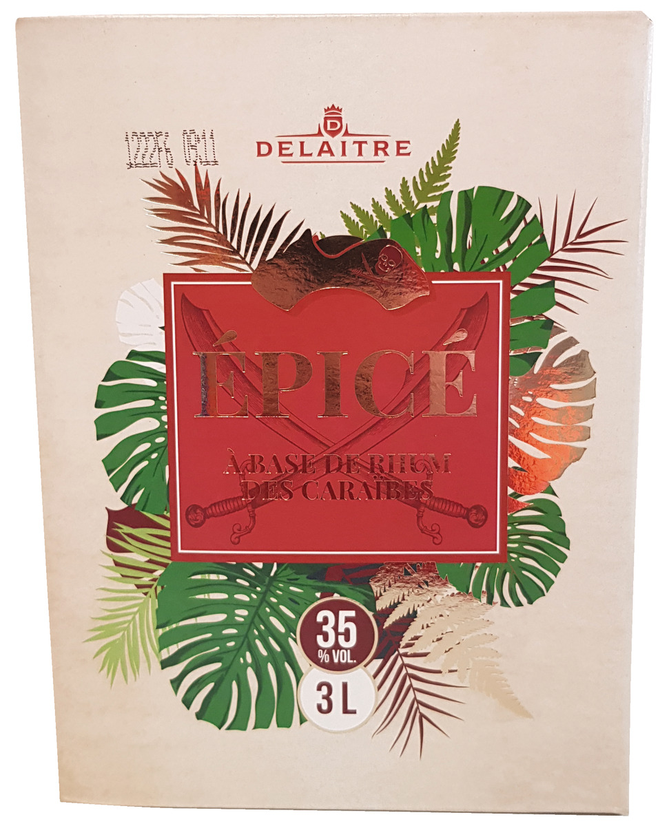 DELAITRE Boisson spiritueuse épicé 35% 3 L