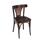 Reverdy Chaise en bois palma assise PVC