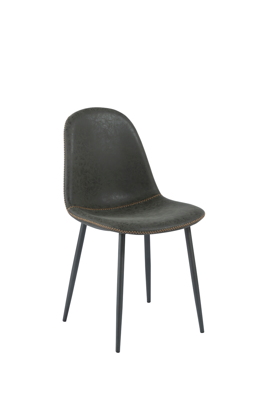 Reverdy Chaise en métal Joana noir