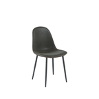 Reverdy Chaise en métal Joana noir