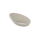 METRO PROFESSIONAL Assiette mini ovale pulpe blanc x 100
