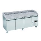 METRO PROFESSIONAL Table à pizza 3 portes