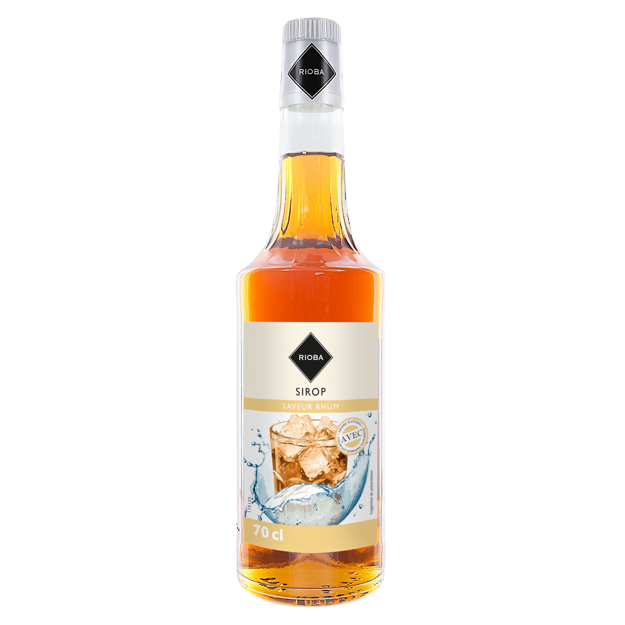 RIOBA Sirop saveur rhum 70 cl